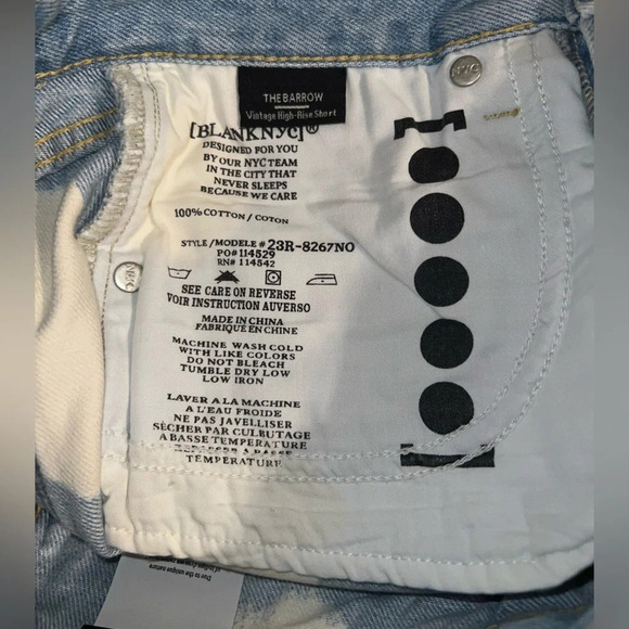 NWT BLANKNYC The Barrow Sunday Funday Denim Shorts - Picture 5 of 9
